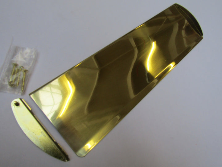 12inch Inner Flap Tidy Polished Brass.