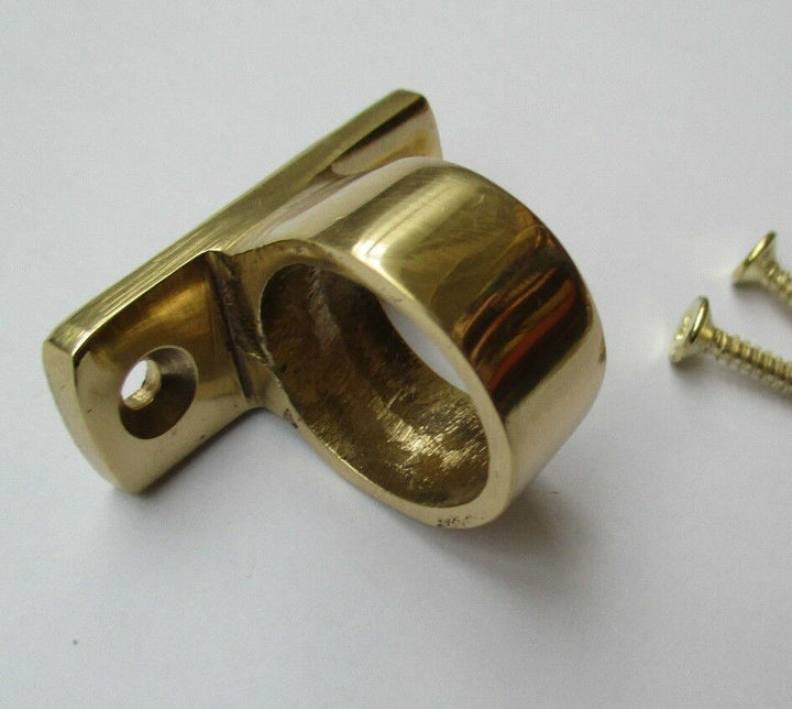 Polished Brass Sash Eye.