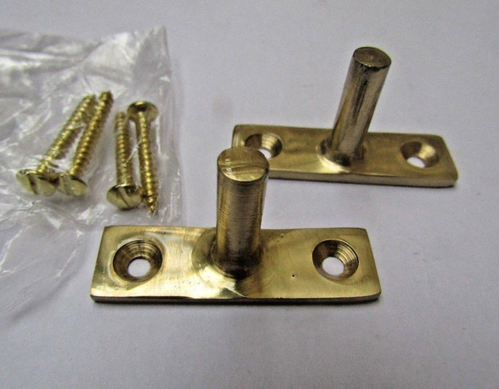 Window Stay Replacement Pins Polished Brass.