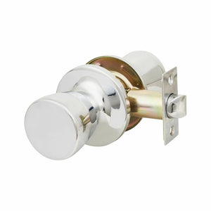 Flattop Mortice Door Knob set Polished Chrome.