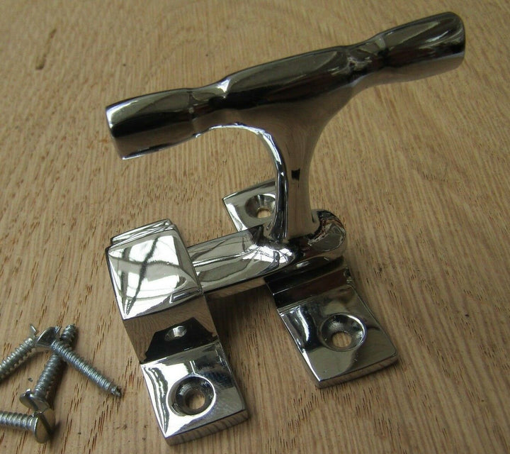 Showcase Fastener Large 50mm Polished Chrome.