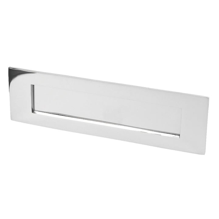 12inch Plain Letter Plate Polished Chrome.