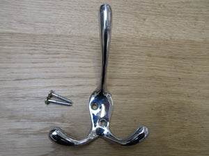 Liberty Victorian Triple Hook Polished Chrome.