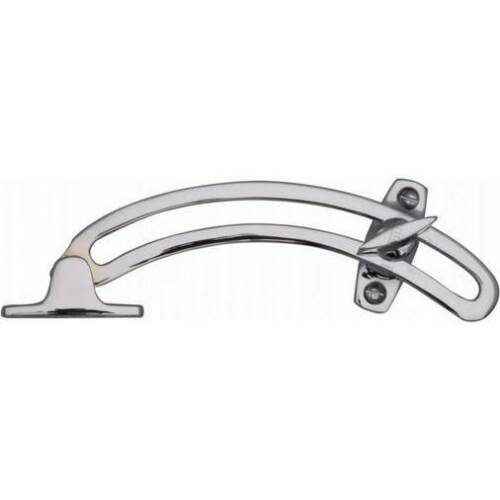 Adjustable Locking Quadrant Stay Polished Chrome.