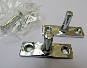 Window Stay Replacement Pins Polished Chrome.