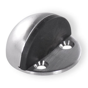 Door Stopper Half Moon Polished Steel.