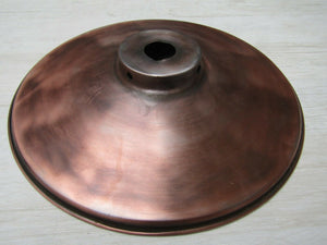 Antique Copper Retro 11inch shallow Pool Table Light shade.