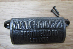 Retro Chest Drawer Cup Handle Portobello.