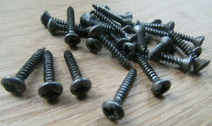 Pack Of 100 6G X 1.0 inch 3.5 X 25mm Pozi Antique Iron.