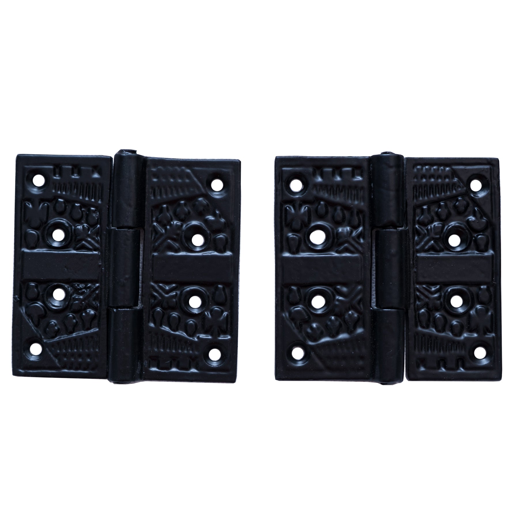 Pair Of Small Decorative Church Butt Hinges.