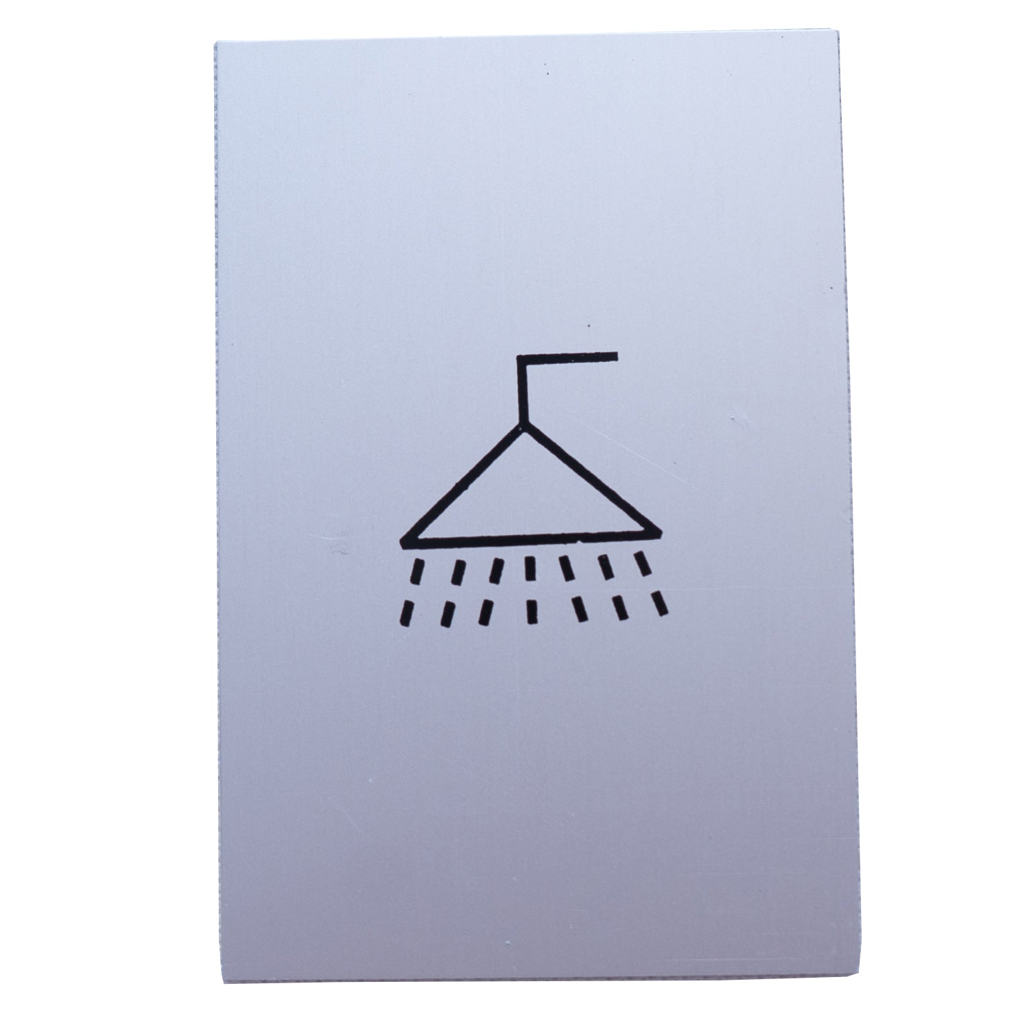 6inch Stainless Steel Shower Door Sign.