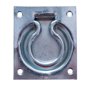 Trap Door Ring Pull Handle Zinc.