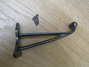 Pack Of 3 Projecting Large Dutch Coat Hooks.