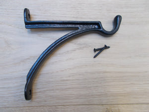 Projecting Hook Bracket Black Antique.