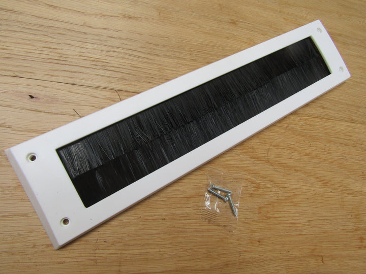 PVC Drought Letter Box Without Flap White.