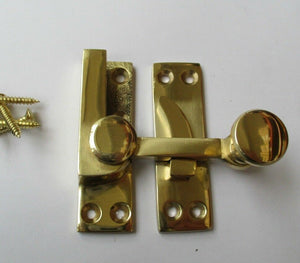 Quadrant Arm fastener Polished Brass.