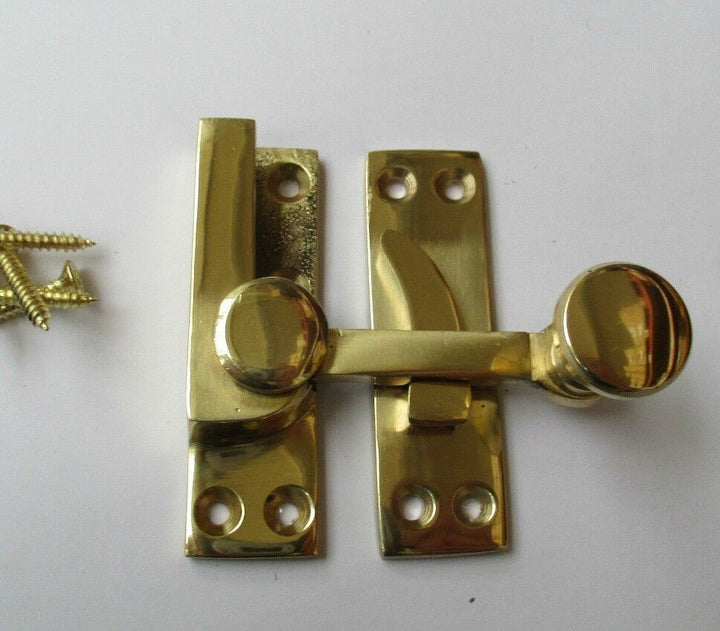 Quadrant Arm fastener Polished Brass.