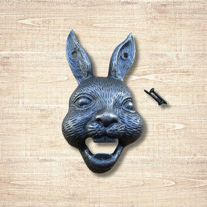 HARE RABBIT Cast Iron Bottle Opener.