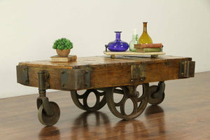 Railway Cart Trolley DIY Kit Only Rustic Antique Iron.