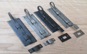 6inch Hand-Forged Rat Tail Slide black Wax.