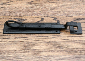 6inch Hand-Forged Rat Tail Necked black Wax.