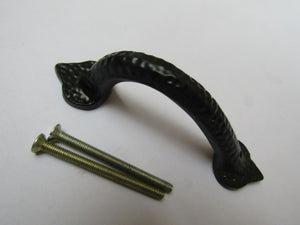 Small Rear Fix Hammered Pull Handle.