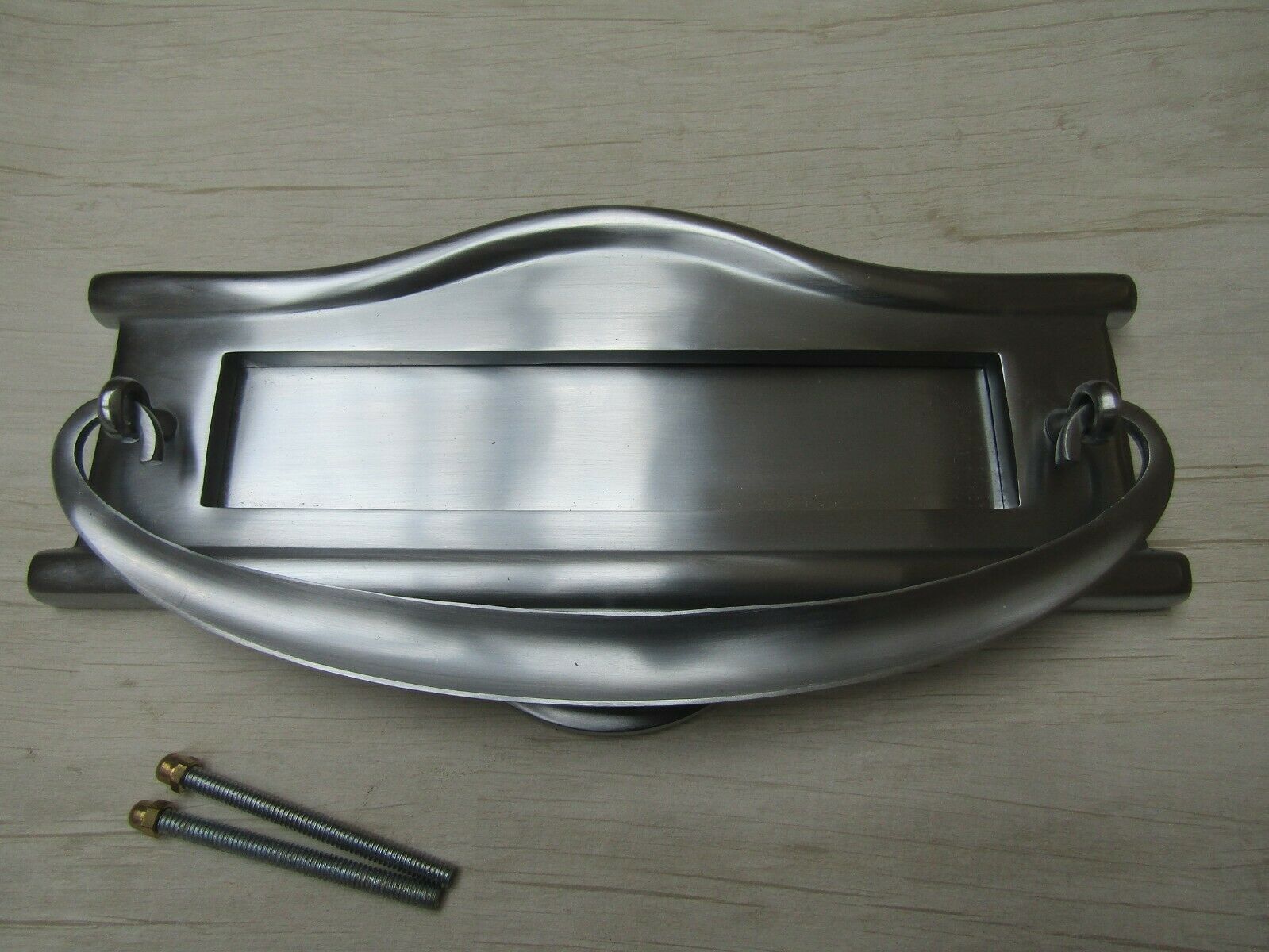 Regency Postal Door Knocker Satin Chrome.