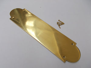 Regency Polished Brass Finger Plate.