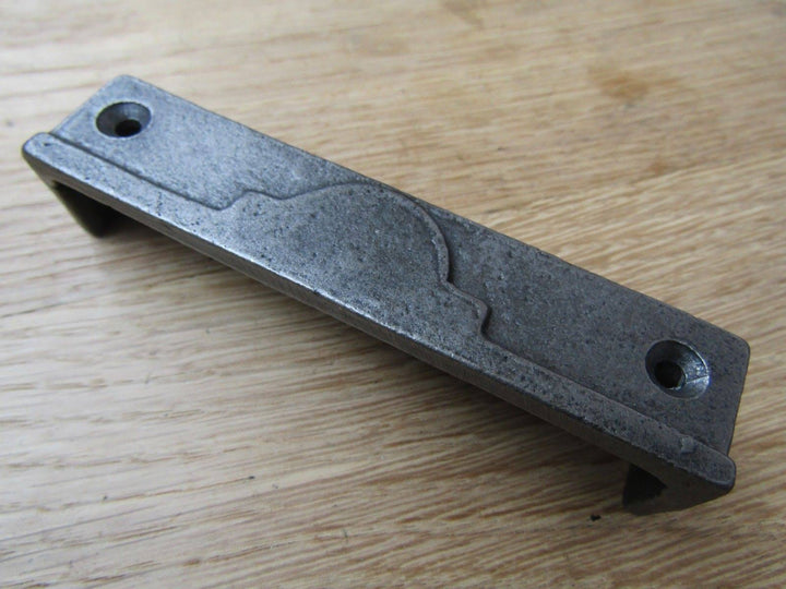 Cast Iron Rim Lock Keep Half Moon Plain.