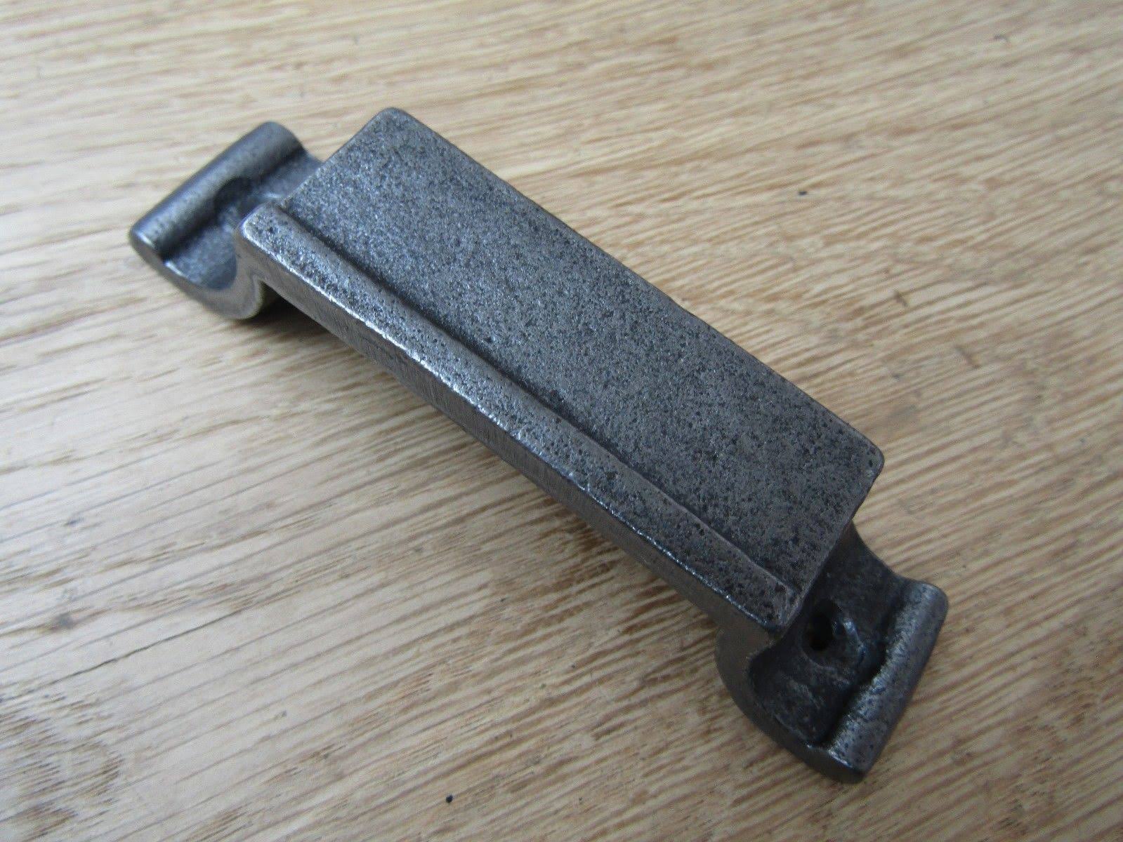 Cast Iron Rim Lock Keep Plain Curved End.