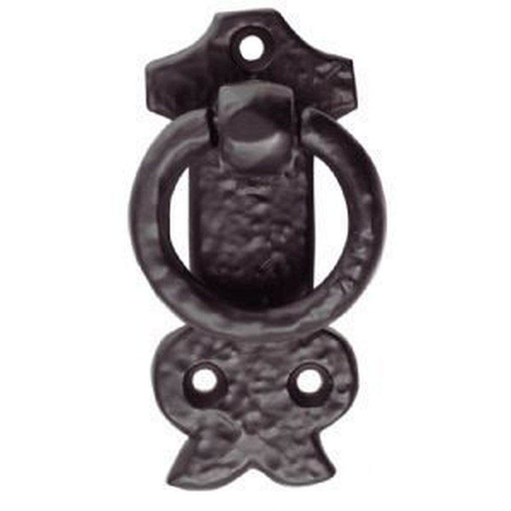 Ring Pull On Tomb Handle Black Antique.