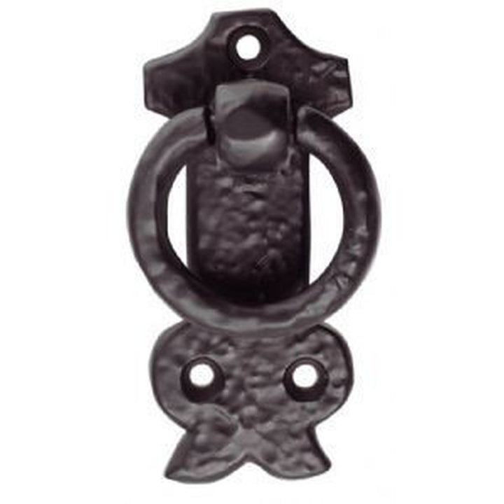 Ring Pull On Tomb Handle Black Antique.