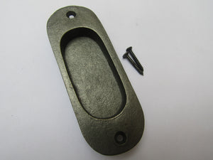 Round Edge Recessed Handle Antique Cast iron.