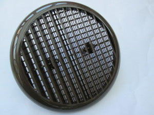 Round Louvre Vent Brown.