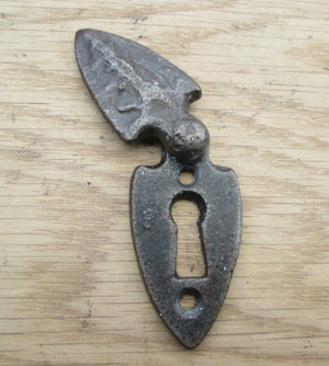 Shield Covered Escutcheon Antique Iron.