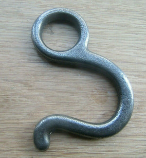 Rustic Iron Sliding Wardrobe Rail Hook.