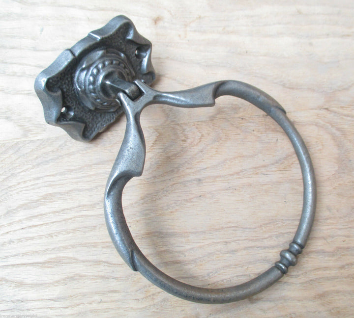 Cast Iron Round Towel Ring.