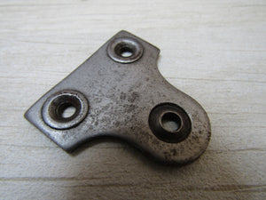 Pack of 10 Picture Mirror Plates AntiqueIron 38mm roundhead.