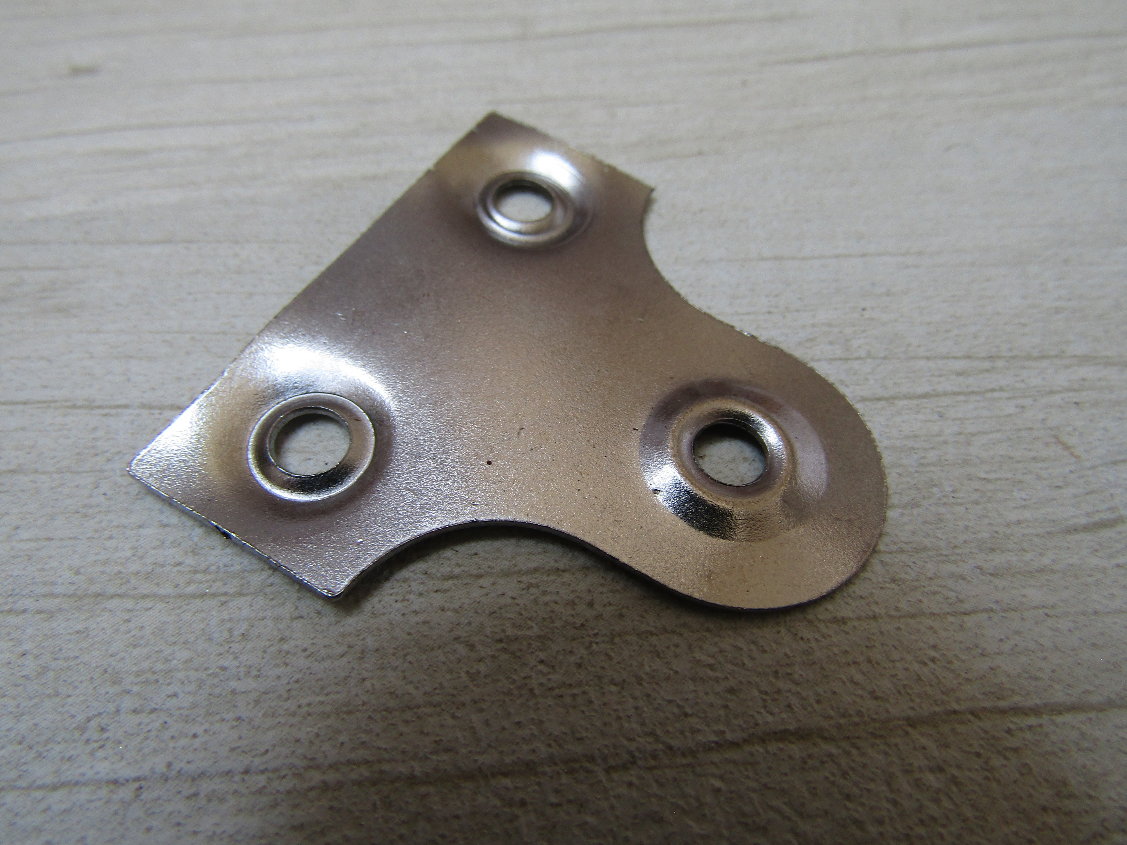 Pack of 10 Picture Mirror Plates Silver 38mm roundhead.