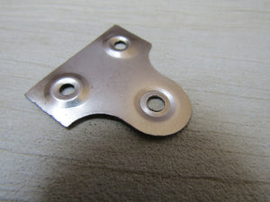 Pack of 10 Picture Mirror Plates Silver 32mm roundhead.