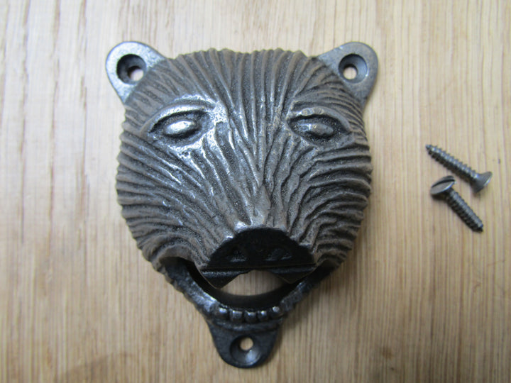 Cast Iron Bear Bottle Opener.