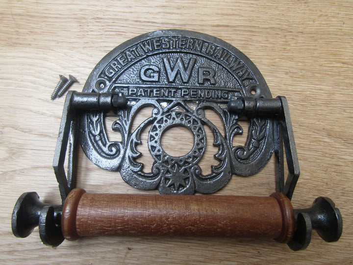 GWR Toilet Roll Holder Antique Iron.