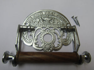 Crown Toilet Roll Holder Polished Chrome.