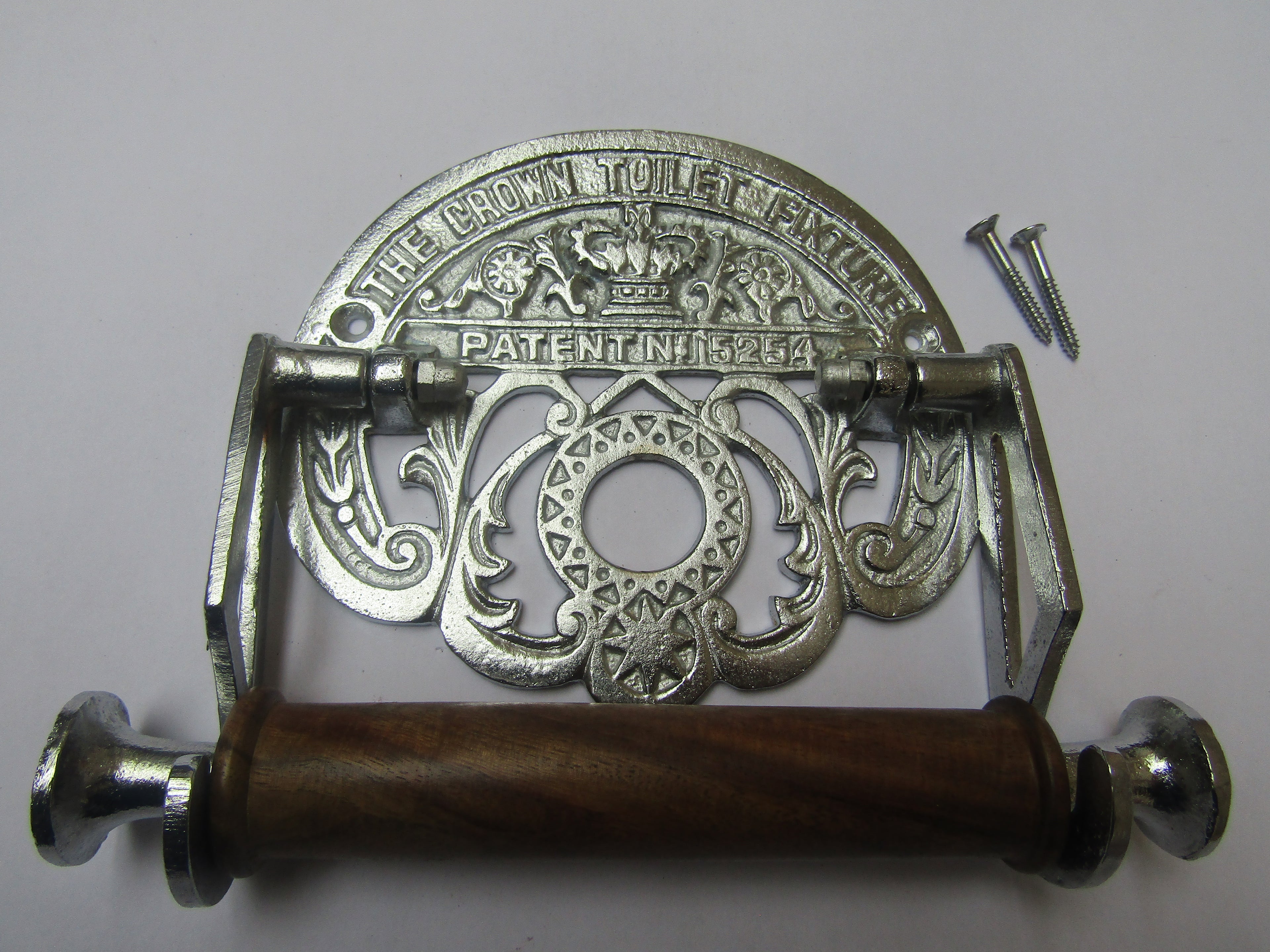 Crown Toilet Roll Holder Polished Chrome.