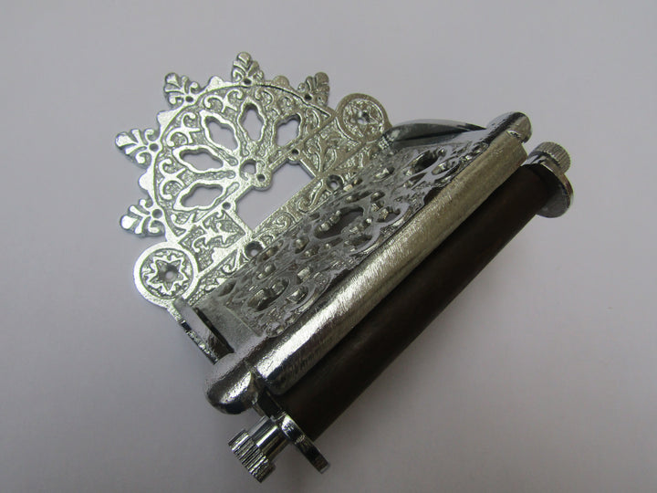 Decorative Toilet Roll Holder Polished Chrome.