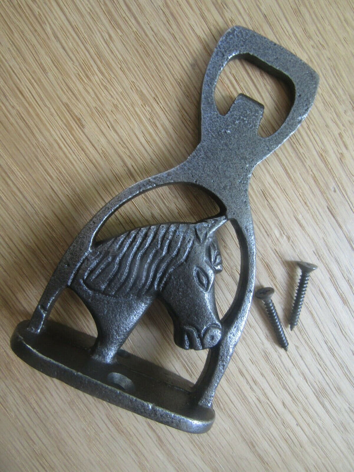 Cast Iron Stallion Horse Bottle Opener.