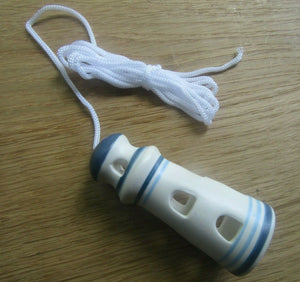 Ceramic Lighthouse White Light Cord pull.