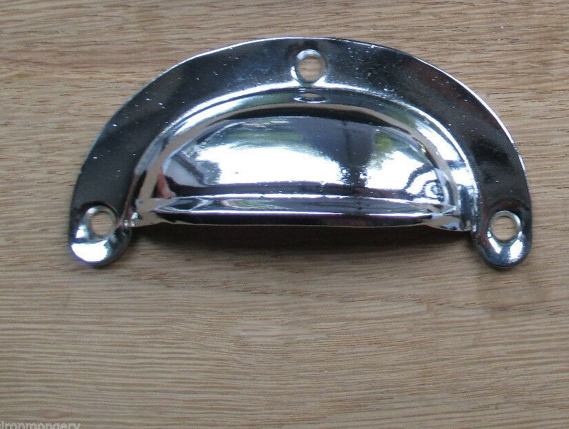 Lugged Pressed Steel Cup Pull Chrome.