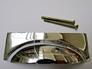 Rear Fix Rectangular Cup Pull Polished Chrome.