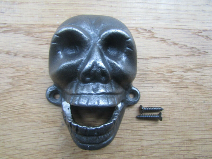 Skull Bottle Opener Cast Iron.